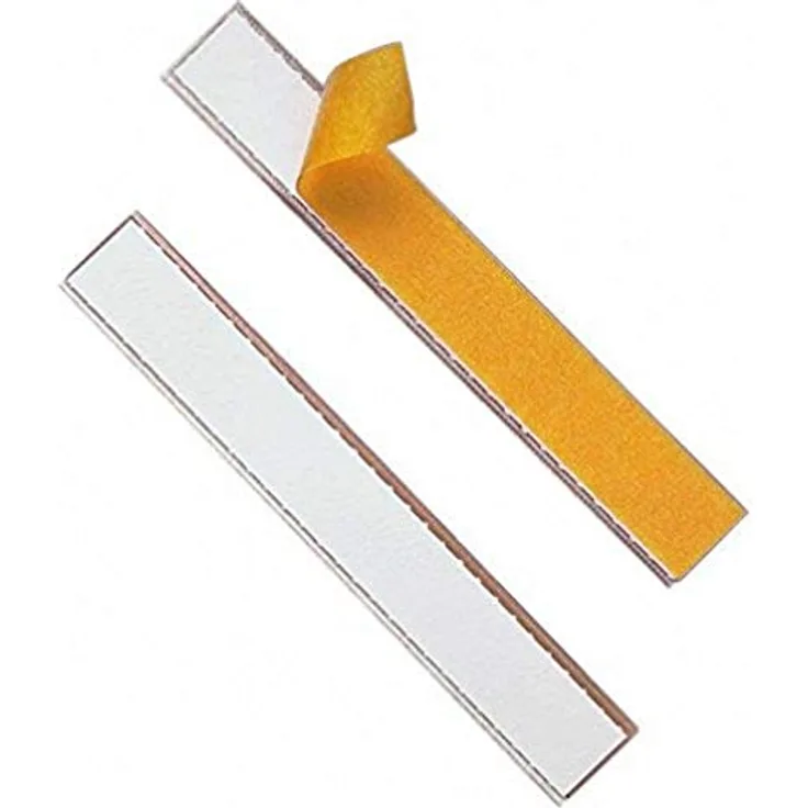 Durable Beschriftungsfenster Labelfix, selbstklebend, transparent, 200 x 20 mm, Packung à 10 Stück
