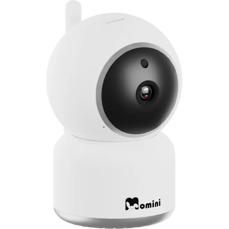 Momini BlissCam Zusatzkamera, Video Babyphone mit Infrarot-Nachtsicht, Bildschirm und Temperaturmessung