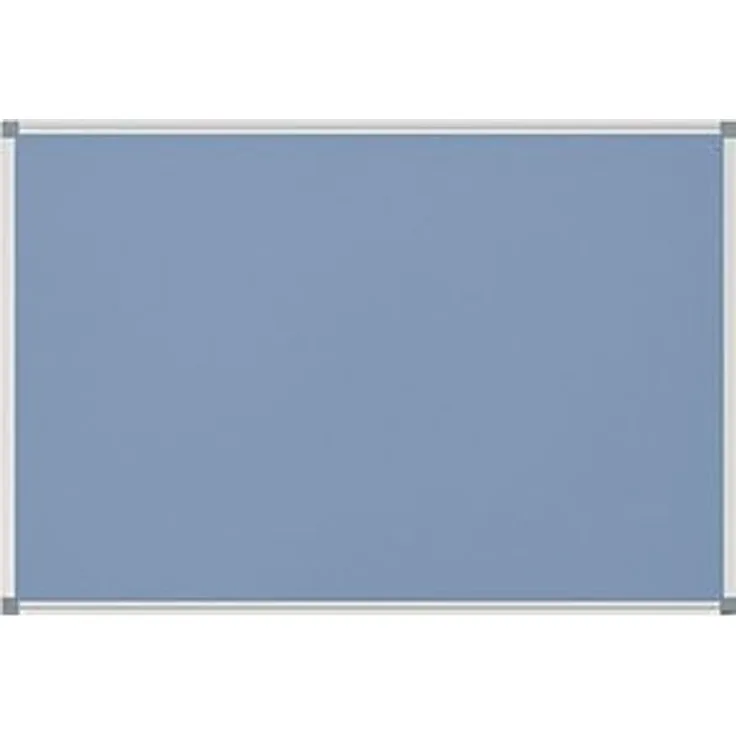 Pinnboard MAULstandard, 120 x 90 cm, hochwertiger Filz, Aluminium-Rahmen, hellblau