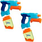 Super Soaker Nerf Dunk-Fill Wasserblaster 2er-Pack, 300 ml Tank-Kapazität mit Pump-Action und durchsichtigen Tanks