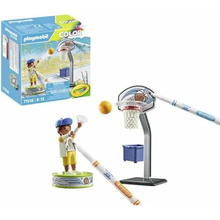 Playmobil® Konstruktions-Spielset Skater mit Basketball (71516), Color, (15 St), Made in Europe - Preisvergleich – Bild 4