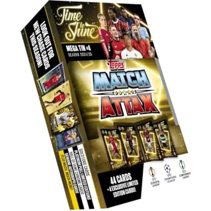 Topps Match Attax UCL 24-25, Minidosen mit Sammelkarten in durchsichtiger Box, für Kinder ab 6 Jahren – Bild 4