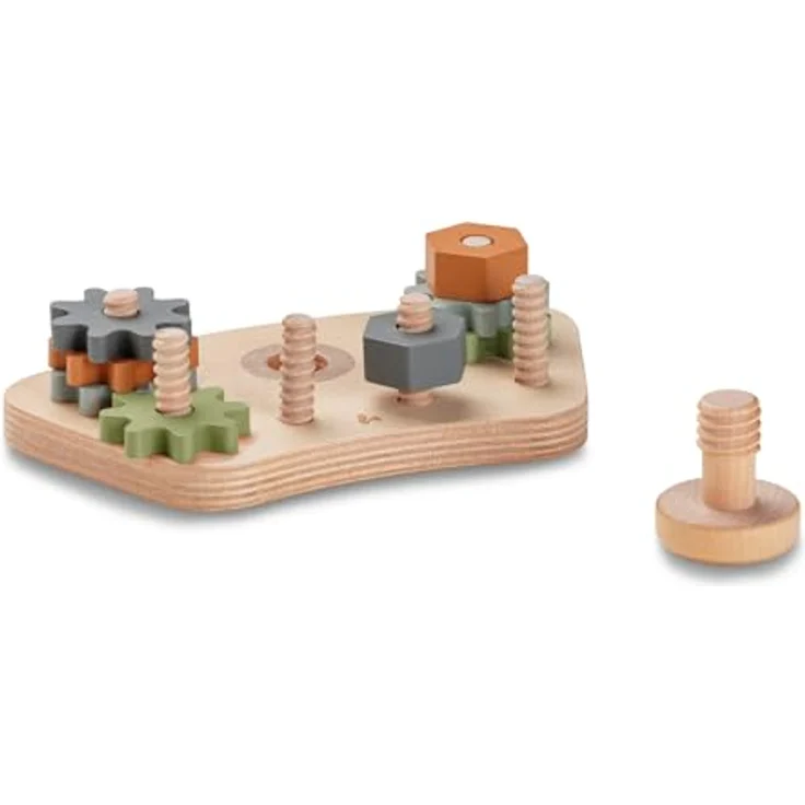 Hauck Motorikbrett Play Repairing S, FSC®-zertifiziertes Holz, erweiterbar und mit viel Spielspaß für Hochstühle – Bild 1
