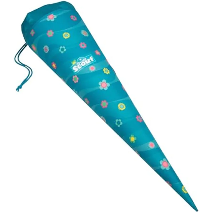 SCOUT Schultüte Little Flowers, 17 x 67 x 17,5 cm, für den ersten Schultag