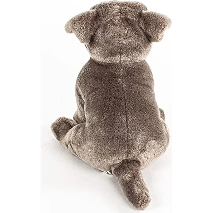 Teddys Rothenburg Kuscheltier Hund grau 30 cm American Staffordshire Terrier Plüschtiere Hunde Pitbull, kuschelweicher Plüsch, hochwertige Verarbeitung – Bild 4