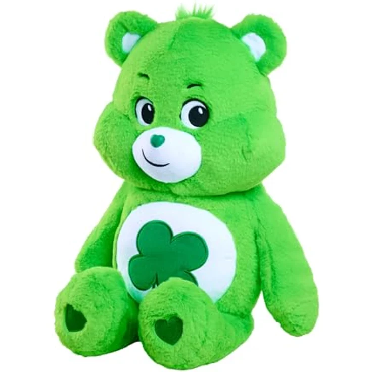 Simba Toys Care Bears - Viel Glück Bär, 60 cm Plüschtier mit mehrfarbiger Gestaltung und kuschelweicher Oberfläche – Bild 2