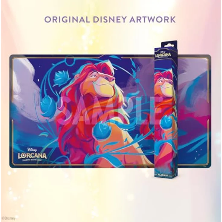 Ravensburger Disney Lorcana Trading Card Game: Mythen - Spielmatte Mufasa, rutschfest, 61 x 34,3 cm Stoffoberfläche, ideal für Sammler – Bild 4