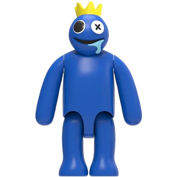 Rainbow Friends - Blue Ultimate Head Bundle, 8 Sammelfiguren und Spardose, Exklusive Serie 1 – Bild 4