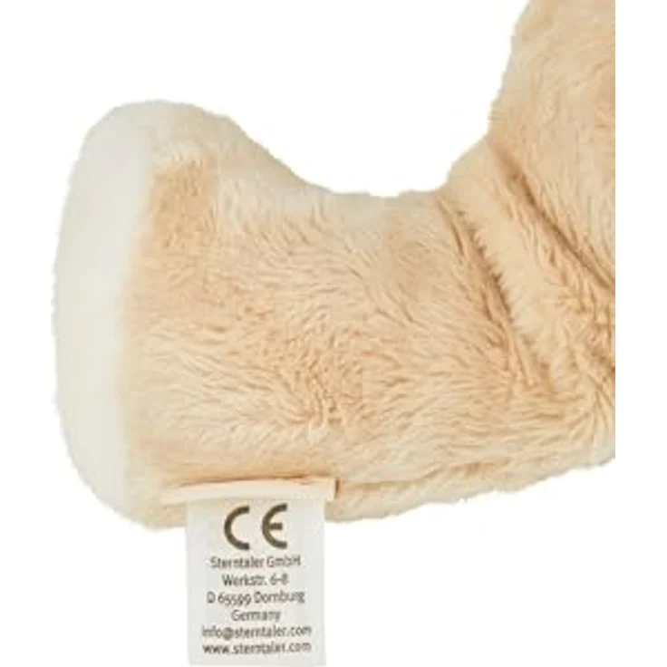 Sterntaler Einschlafhilfe Herzton Hanni, Kuscheltier mit Soundmodul, waschbar bei 40 °C, grau – Bild 6