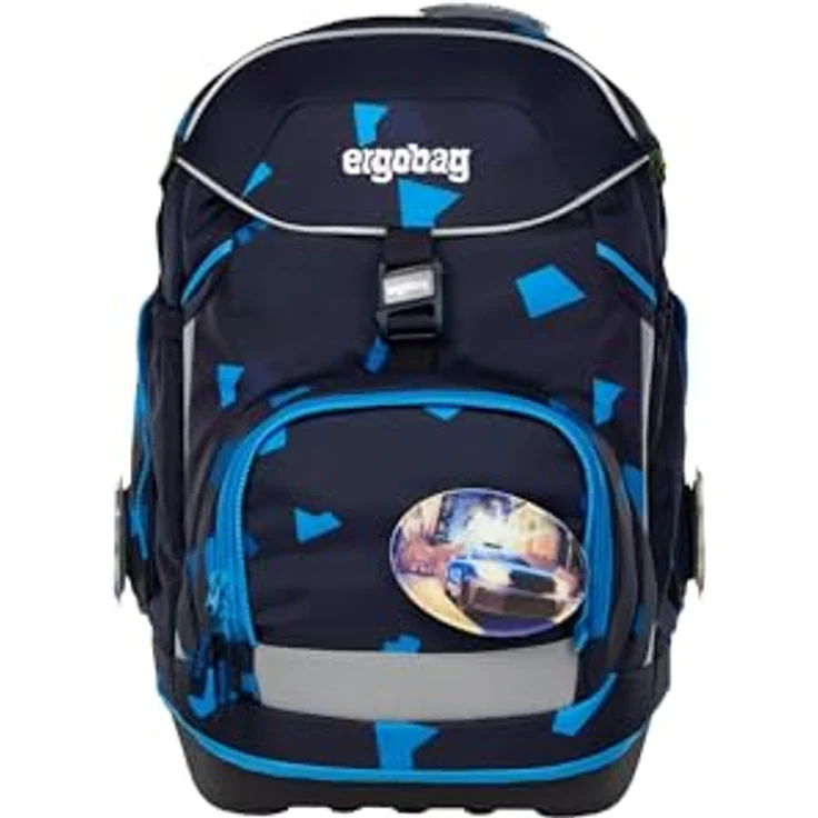ergobag pack Set, ergonomischer Schulrucksack 6-teilig, höhenverstellbar, wasserdicht, individuell gestaltbar, für 1. Klasse Jungs und Mädchen – Bild 2