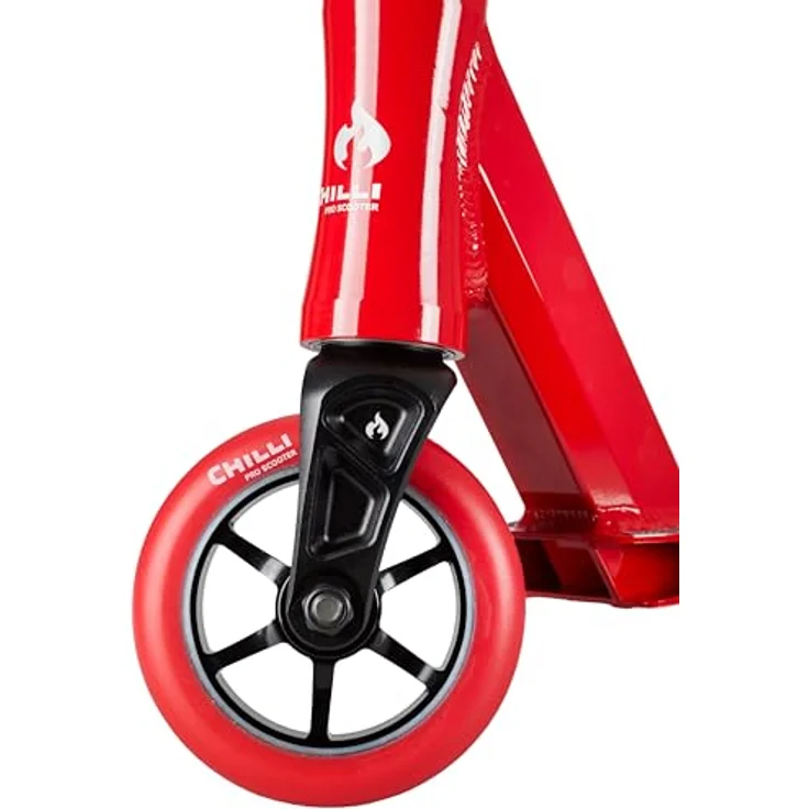 Chilli Pro Scooter™ 5000, Stunt Scooter mit 360° Lenkung, ABEC 9 Kugellager, 110 mm PU Räder, für Kinder über 1,50m, leichtes Aluminium Deck, 84 cm Lenkerhöhe, 3,60 kg – Bild 4