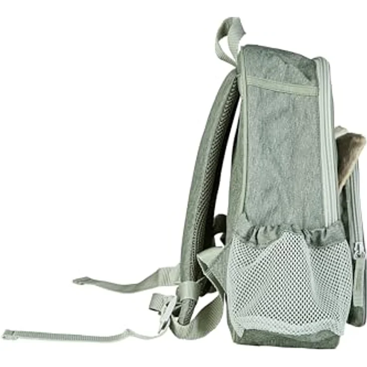 Sterntaler Mini-Rucksack Katze Lilly, Grüner Kindergartenrucksack mit Kühlfunktion, reflektierenden Elementen und Namensschild – Bild 7