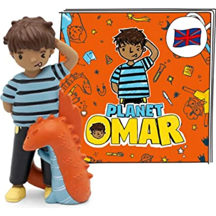 tonies Planet Omar – Unfallproblem-Magnet, Audio-Charakter für Toniebox, interaktive Kindergeschichte, ca. 104 Minuten Laufzeit, robust und handbemalt