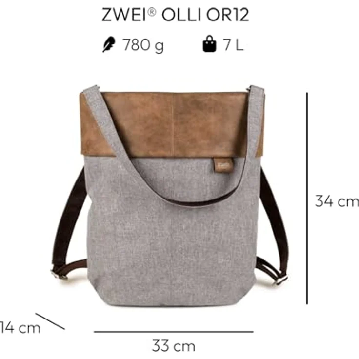 ZWEI Damenrucksack OLLI OR12 ice – Bild 3