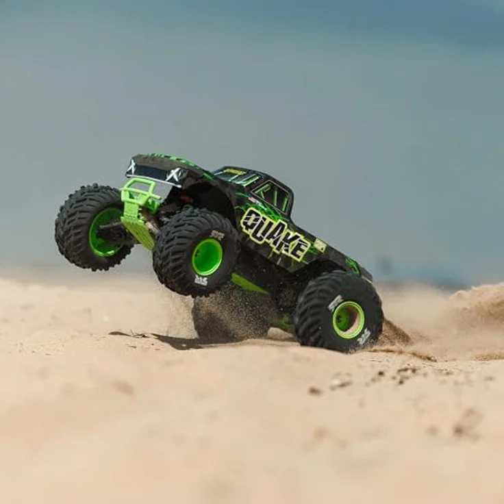 Arrma QUAKE 223S DSC ARTR, Monstertruck 1:10 mit bürstenlosem Elektromotor, 80,5 km/h, 2WD Heckantrieb, grün – Bild 5