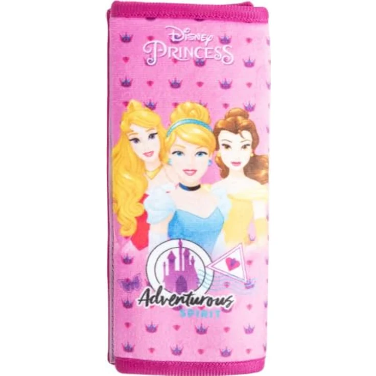 Disney Princess Gurtpolster, Autokindersitz Zubehör für Kinder, 19,5 x 7,5 x 1,5 cm – Bild 1