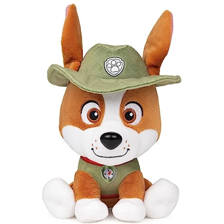 GUND PAW Patrol Tracker, 15 cm - Wir feiern 10 Jahre PAW Patrol, Plüschtier in hochwertiger Qualität zur beliebten PAW Patrol TV-Serie, ab 1 Jahr empfohlen – Bild 1