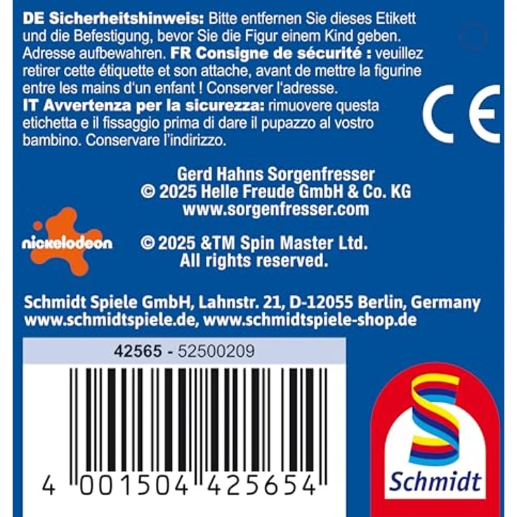Schmidt Spiele Sorgenfresser, Paw Patrol Skye, 26 cm, Plüschfigur aus hochwertigem Material, handwaschbar, für Kinder ab 0 Jahren – Bild 2