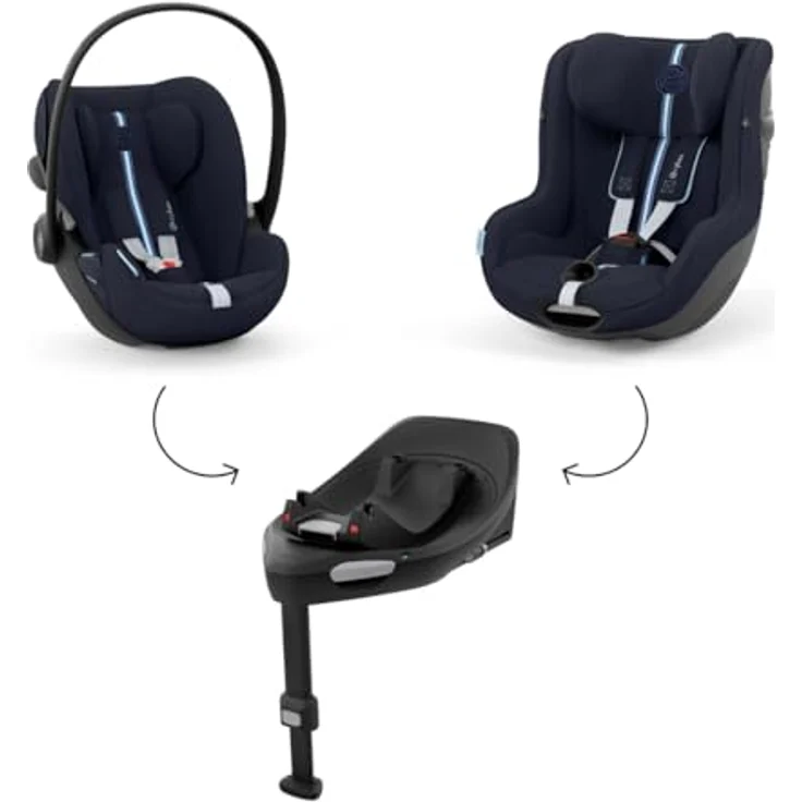 Cybex Babyschale Cloud G i-Size Plus, ergonomische Liegeposition, Plus Stoff Design – Bild 10