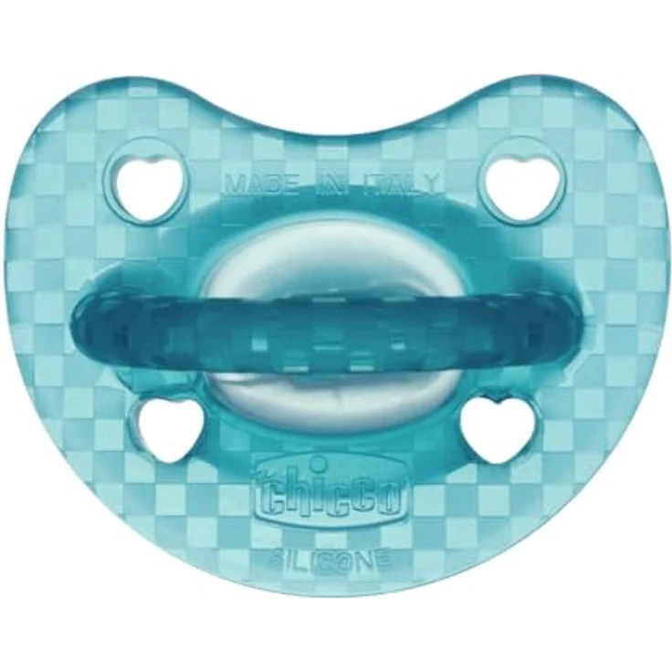Chicco Physio Forma Luxe Schnuller, 2 Stück, fördert gesunde Zahnentwicklung, Grey/Mint, 16-36 Monate – Bild 4