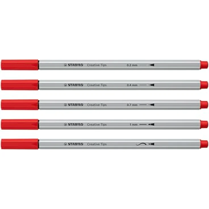 STABILO Filzstift STABILO Creative Tips ARTY Multiliner-Set CLASSIC - 30er Metalletui - Lebendige Farben für kreative Projekte – Bild 4