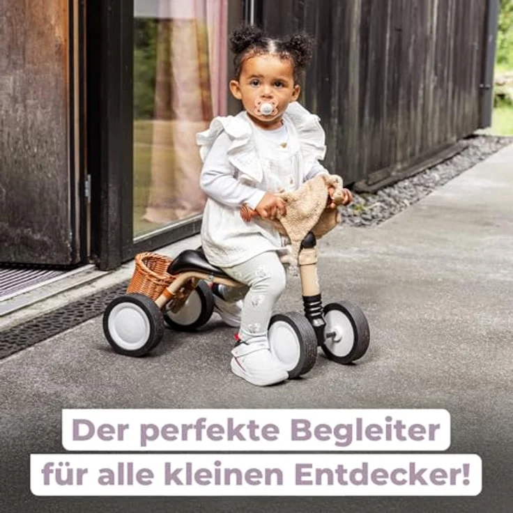 PUKY WUTSCH Perky Purple, Lauflernrad für Kinder ab 1 1/2 Jahren, Sicherheitslenker, Pendelachse, ergonomischer Sitz, FLOAT-Laufräder, für Indoor & Outdoor – Bild 4