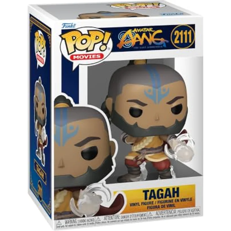 Funko Avatar Aang Tagah Figur, Sammelfigur aus Vinyl, Höhe ca. 10,4 cm – Bild 1