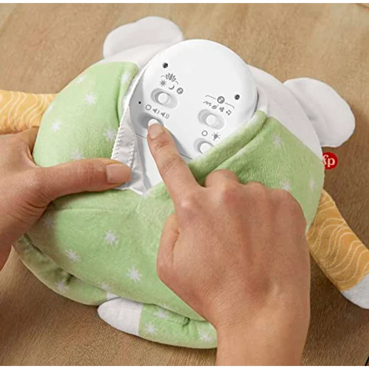 Fisher-Price Meditationsmaus, französischsprachiges Kuscheltier mit drei Entspannungsmodi und weichen Texturen – Bild 4