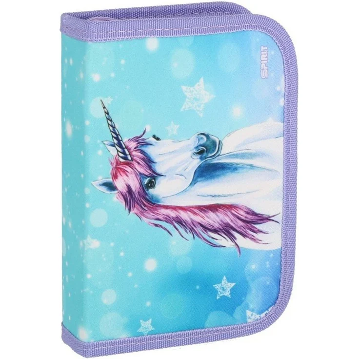 Spirit Federmäppchen Schüler-Etui Little Dream Pferd 28 teilig 1-Zipper Mäppchen, Polyester, bunt