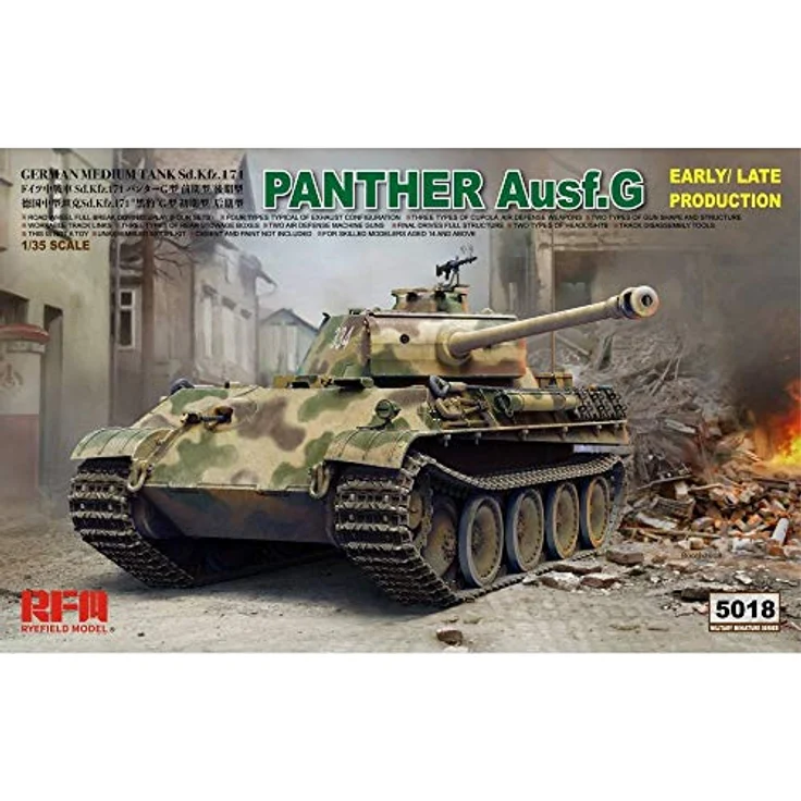 Rye Field Model Panther Ausf.G, Modellfahrzeug Early/Late productions – Bild 1