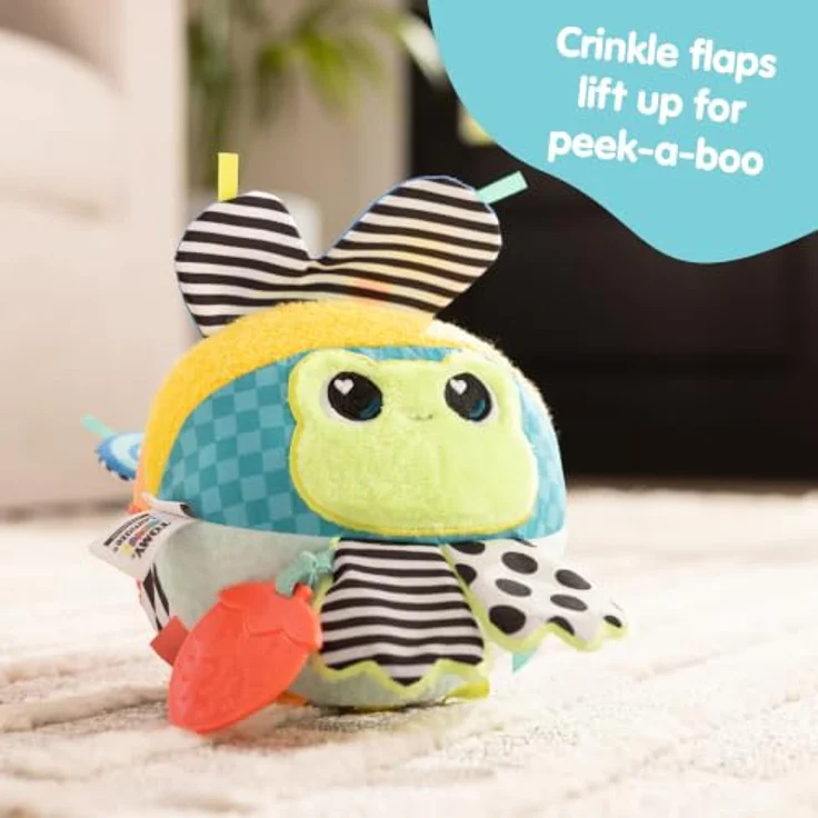 Lamaze Freddie The Firefly Discovery Ball, sensorikreiches Aktivitätsspielzeug für Babys ab 0 Monaten, leicht zu greifendes Design – Bild 2