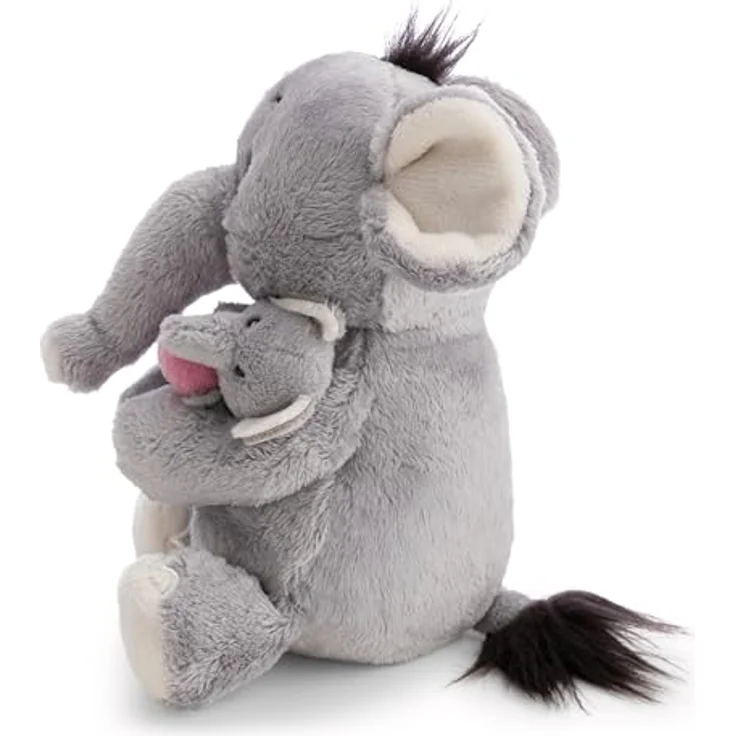 NICI Kuscheltier Elefant Mutter & Kind, Plüsch Elefant 20cm mit Elefantenkind 6cm in grau, weiches Stofftier für Kinder & Erwachsene, ideale Geschenkidee - 62842 – Bild 2