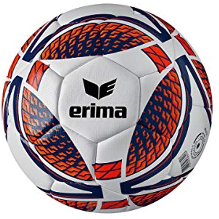 Erima Unisex Erwachsene Senzor Training Fußball, New Navy-Fiery Coral, 4 – Bild 2