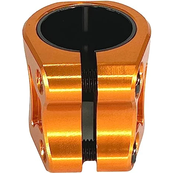 Fantic26 Stuntscooter Fantic26 Twinlock Stunt-Scooter Double Clamp 32/35 Orange, Leichte Aluminium Klemme mit Shim Converter – Bild 5