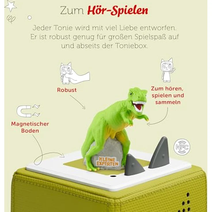 tonies Hörspielfigur KLE!NE EXPERTEN treffen auf Dinosaurier, Java das Tyrannosaurus-Mädchen - spannende Dinosaurier-Welt – Bild 3
