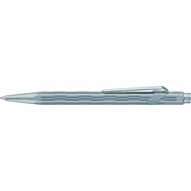 Caran d'Ache 849 Alpine Frost, Kugelschreiber in Gletscherblau mit Goliath-Mine für bis zu 600 A4-Seiten – Bild 2