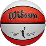 Wilson Basketball WNBA AUTHENTIC SERIES, Outdoor, Tackskin Gummi, Größe: 6, Braun/Weiß - Preisvergleich
