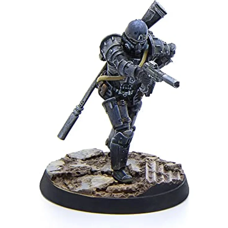 Modiphius Fallout: Wasteland Warfare - Brotherhood of Steel: Combat Patrol, Miniaturenset für Sammelfiguren aus der Capital-Welle – Bild 7