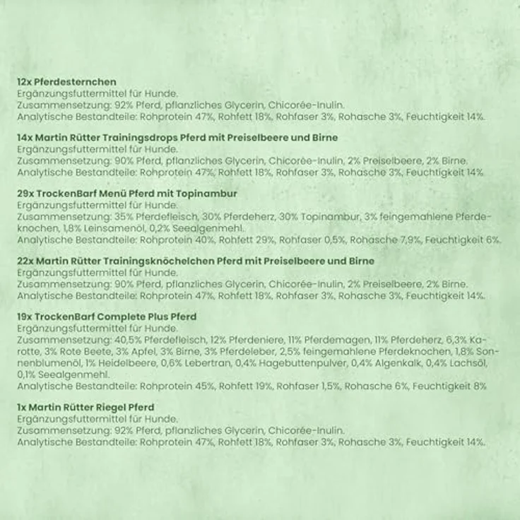 FRESCO Martin Rütter Adventskalender "Monoprotein Pferd", 180 g, getreidefrei, glutenfrei, hypoallergen – Bild 6