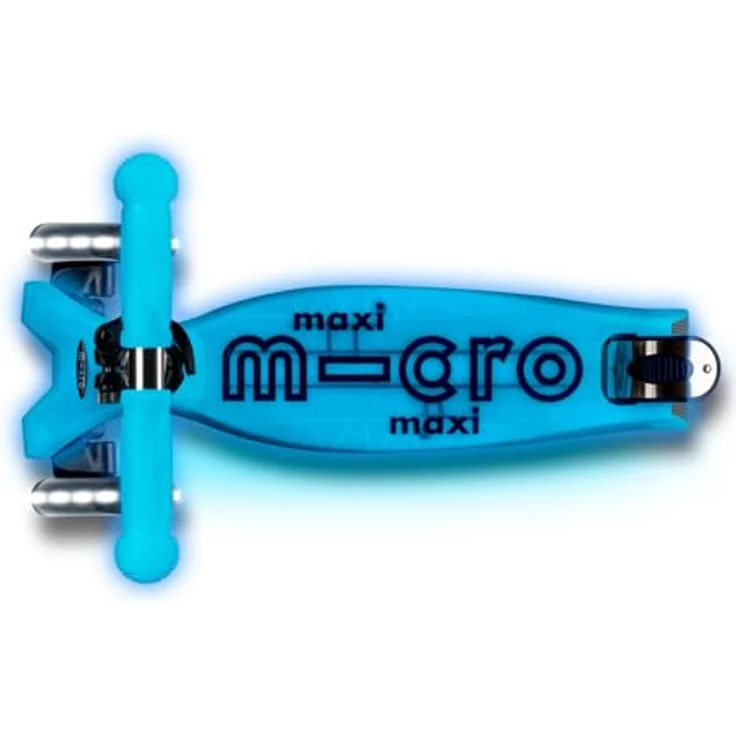 Micro Mobility Systems D GmbH micro Kinderroller | Scooter | maxi micro deluxe glow LED | crystal blue – Bild 9