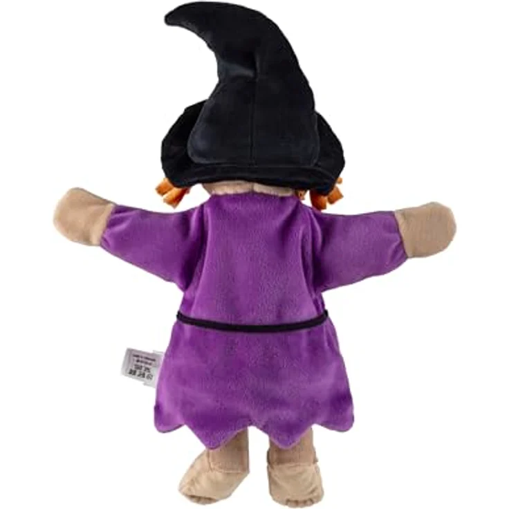 Sterntaler Handpuppe Hexe, weiches Spielzeug für Kasperle Theater, Geschichten erzählen, für Mädchen und Jungen – Bild 2