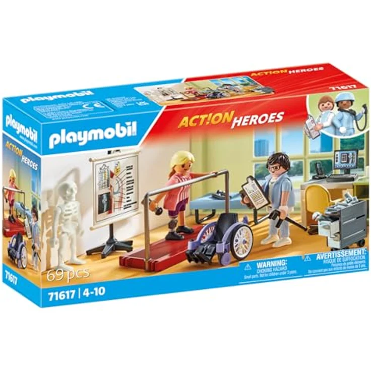 PLAYMOBIL® 71617 - Orthopädie - Spielset mit Prothese, Rollstuhl und Gehstange – Bild 2