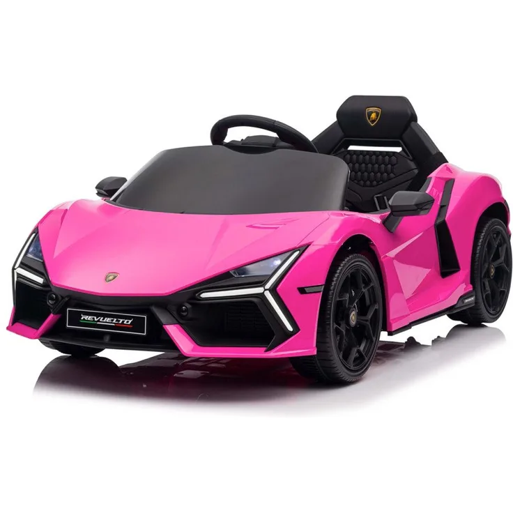 OTTO Elektro-Kinderauto Kinder Elektroauto Lamborghini REVUELTO Vier Motoren+LED+Audio+FB, Belastbarkeit 30 kg, Schwarz