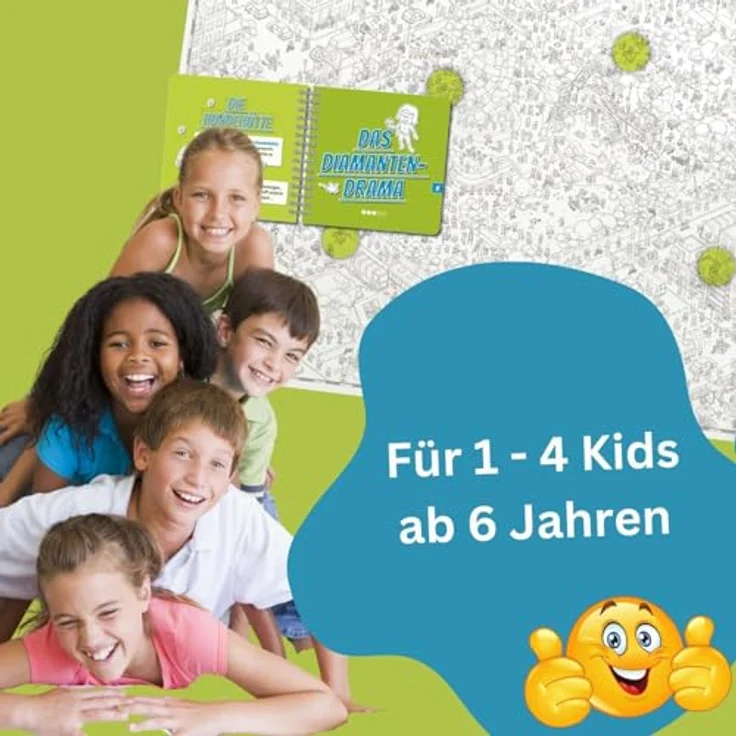 Edition Spielwiese MicroMacro Kids: Der verrückte Stadtpark, Familienspiel für 1–4 Spieler ab 6 Jahren, fördert Teamarbeit und Kreativität – Bild 5