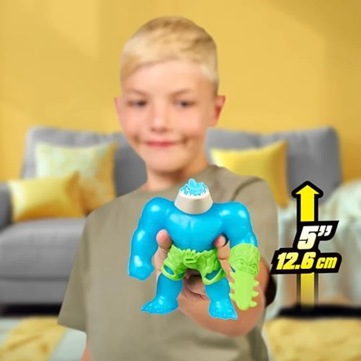 Heroes of Goo Jit Zu Meteor Madness Thrash-Actionfigur, dehnbar, mit einzigartiger Schleimfüllung und Meteorschwert, bis auf das Dreifache dehnbar – Bild 2