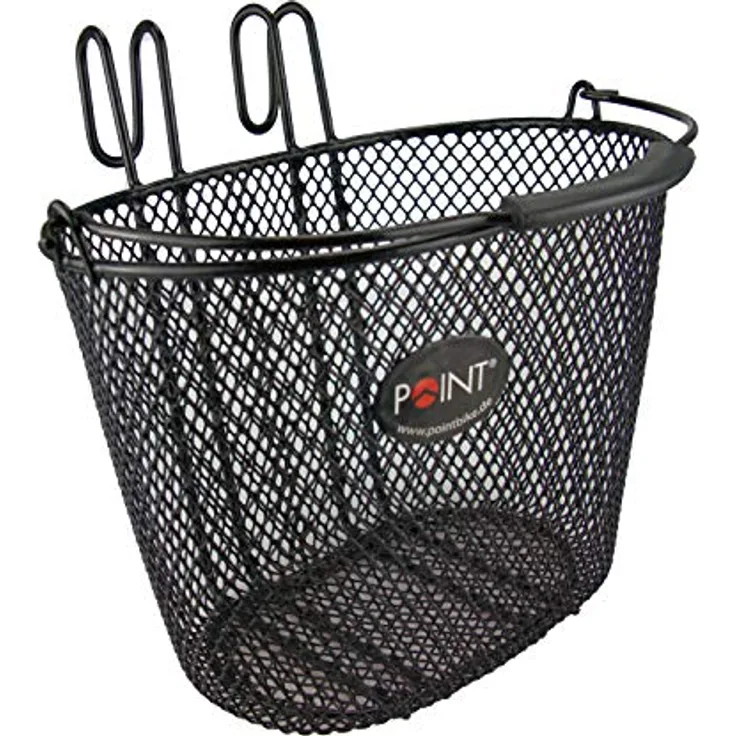 Point Kinder Fahrradkorb VR Colour, schwarz, 25x16x16cm, 05102805