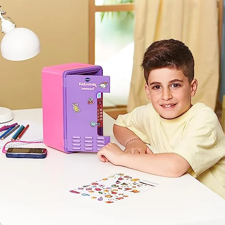VTech Kidisecrets Traumtresor – Tresor mit Zahlencode zum Aufbewahren von Geheimnissen – Mit Spielen, Musik und Aufklebern – Für Kinder von 6-12 Jahren – Bild 5