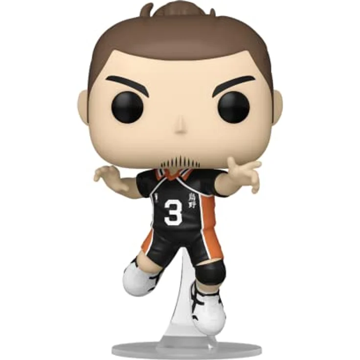Funko Pop! Animation: Haikyu - Asahi - Vinyl-Sammelfigur, ca. 9,5 cm, hochwertiges Vinyl, ideales Geschenk für Haikyu! Fans, Sammlerstück für Kinder und Erwachsene – Bild 1