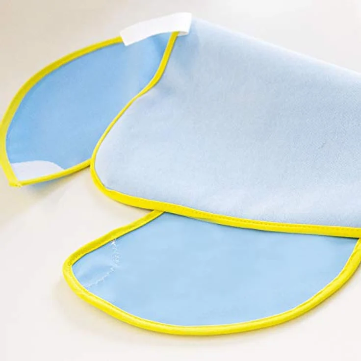 BabyJem 1110292 Lätzchen XL mit Wischbezug, blau, 1 stück – Bild 2