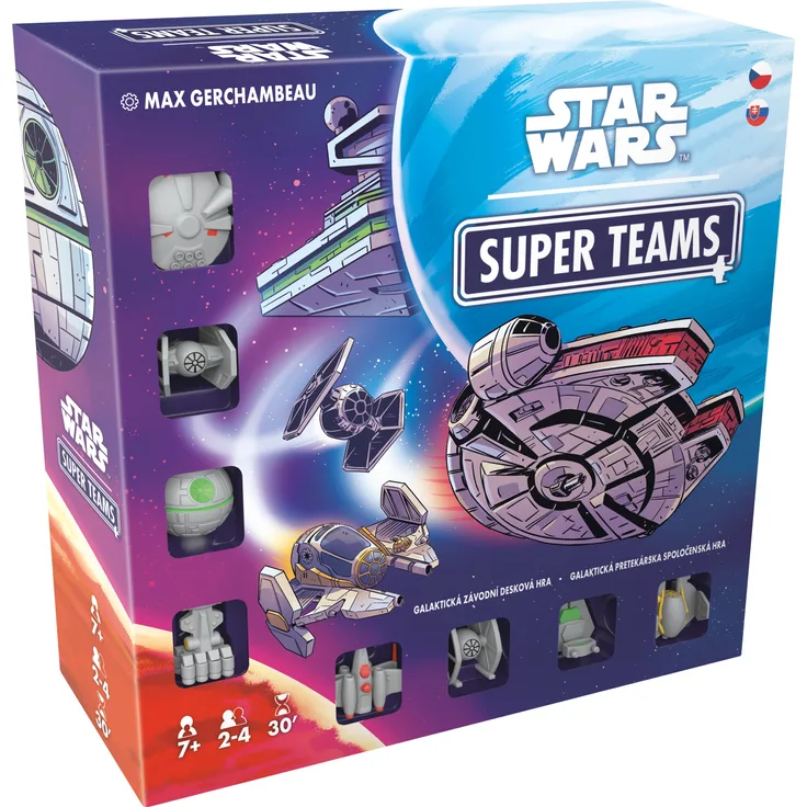 Zygomatic Star Wars: Super Teams, Brettspiel für 2-4 Spieler, Spieldauer 30 Minuten, für Kinder ab 7 Jahren